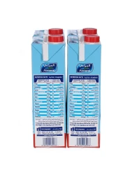 المراعي حليب قليل الدسم معالج بدرجة حرارة عالية 1 لتر حزمة من 4