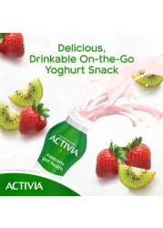 Activia Yoghurt Go Drinkable Yogurt Snack Kiwi-Strawberry 280ml