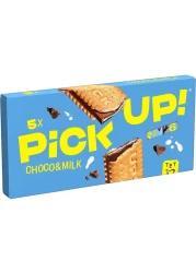 Bahlsen Pick Up Chocolate and Milk Biscuits, Pack of 5
