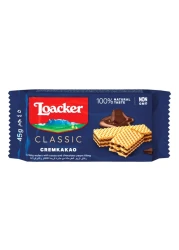 Loacker Classic Cremkakao Chocolate Wafers, 45g Pack of 5