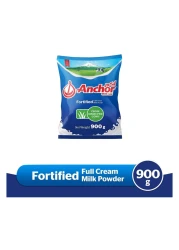 أنكور مسحوق حليب كامل الدسم مدعم 900 غرام