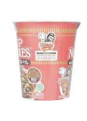 نيسين جابنيز ستايل علبة نودلز بنكهة لحم البقر 66 غرام