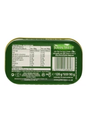 جون ويست سردين في زيت دوار الشمس 120 غرام