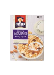 كويكر حبوب الشوفان المقرمشة بالزبيب واللوز 400 غرام
