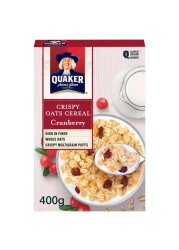 كويكر حبوب الشوفان المقرمشة بنكهة التوت البري 400 غرام