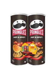 Pringles Hot and Spicy Potato Chips, 165g