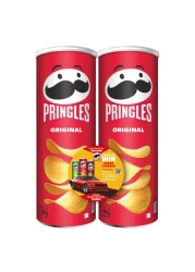 Pringles Original Potato Chips, 165g Pack of 2