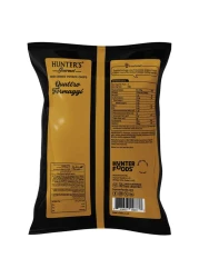 Hunter's Gourmet Quattro Formaggi Hand Cooked Potato Chips, 125g