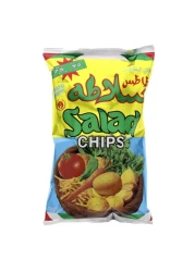 الجفير سلاطه رقائق بطاطس 75 غرام حزمة من 6 أكياس