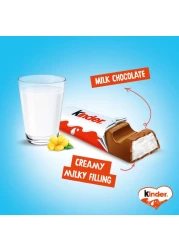 Kinder Chocolate Pack of 8 Bars, 100g