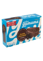 Gandour Yamama Double Chocolate Slice Layer Cake, 20g Pack of 10