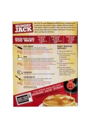 Hungry Jack Complete Extra Light and Fluffy Pancake and Waffle Mix, 907g