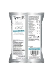Tyrrells Hand Cooked English Crisps With Lightly Sea Salted 40g