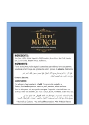 Udupi Munch Masala Murukku 170g