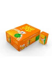 سن توب عصير برتقال 125ملل حزمة من 18 قطعة