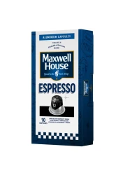 Maxwell House Chocolate Flavour Espresso Coffee Capsules 10 Capsules, 52g