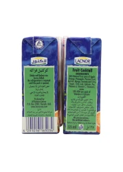 Lacnor Essentials Fruit Cocktail Juice 125ml Pack of 6