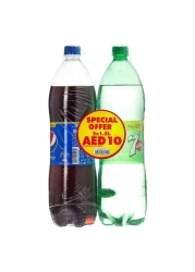 بيبسي و سفن أب مشروب غازي 1.5 لتر حزمة من 2