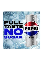 Pepsi Diet Cola Beverage Cans 330ml Pack of 6