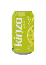 Kinza Carbonated Drink Cans Citrus 320ml Pack of 6