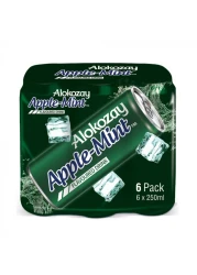 Alokozay Apple-Mint Flavoured Drink 250ml Pack of 6