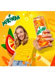 ميرندا قارورة مشروب غازي بالبرتقال بلاستيكية 1.25 لتر