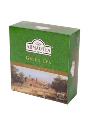 أحمد تي اكياس شاي أخضر مغلفة 100 كيس شاي