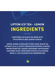 ليبتون مشروب الشاي المثلج غير غازي و منعش بنكهة الليمون 320 ملل، حزمة من 6