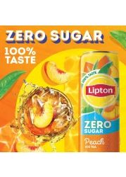 Lipton Zero Sugar Peach Iced Tea 320ml Pack of 6