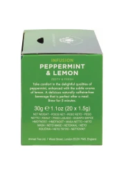 Ahmad Tea Fruit and Herb Infusion Peppermint and Lemon Flavoured Tea Bags 20 Tea Bags