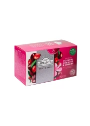 Ahmad Tea Fruit and Herb Infusion Rosehip and Hibiscus with Cherry Flavoured Tea Bags 20 Tea Bags