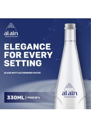 Al Ain Bottled Drinking Water 330ml Pack of 6