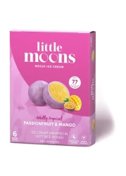 Little Moons Totally Tropical Passionfruit And Mango Mochi Ice Cream 32g Pack of 6