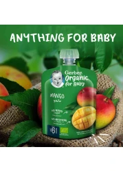 Gerber Organic Mango Puree, 90g