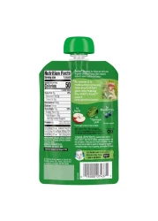 Gerber Organic Apple, Blueberry and Spinach Puree for Baby, 2nd Food, 99g, Pack of 6
