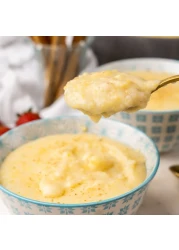 هيب أورغانيك عصيدة حليب بالفاكهة النقية والعضوية للأطفال 250 غرام