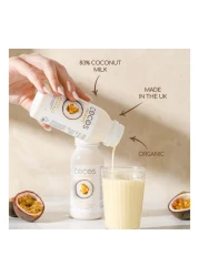 كوكوس حليب جوز الهند العضوي بنكهة الكفير والمانجو والباشن فروت 500 ملل