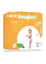 سنوغبيري حفاض سروال مقاس كبير جدًا 5 حتى وزن 11-18 كغ 22 حفاض