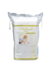 فوط قطنية للأطفال باللون الأبيض 60 قطعة