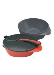 Tommee Tippee On The Go Easy Scoop Feeding Bowls With Travel Lid And Feeding Spoon TT446718