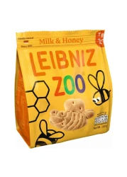 Bahlsen Leibniz Zoo Milk and Honey Biscuits, 100g