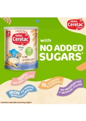 نستله سيريلاك حبوب قمح بدون إضافة سكر مع حليب للأطفال من عمر 6 أشهر، 400 غرام