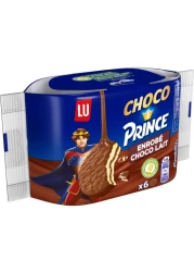 لو برنس شوكو برنس بسكويت المغطى بالشوكولاتة، 28.5 غرام، عبوة من 6 قطع