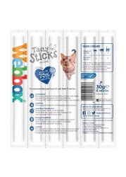Webbox Cod With Testy Cat Sticks 30g