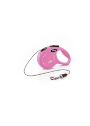 Flexi New Classic Cat XS Cord 3 m pink