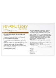 زويتس ريفليوشن الوقاية الكاملة من البراغيث والقراد والديدان القلبية للكلاب 10.1-20 رطل (5.1-10 كجم) - بني، 3 جرعات