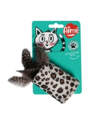Agrobiothers Aime Feather Cylinder Cat Toy Multicolour 7cm