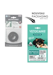 فيتوكانيس طوق طارد للبراغيث والقراد والبعوض للكلاب المتوسطة 60 سم - أسود