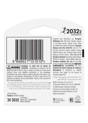 Energizer Lithium Batteries 3V (2032) Pack of 2