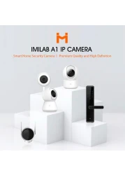 كاميرا مراقبة الأطفال (أي بي) من جينريك-360 درجة-كاميرا مراقبة لاسلكية ذكية-رؤية ليلية-H.265 بالألوان الكاملة-CMSXJ19E